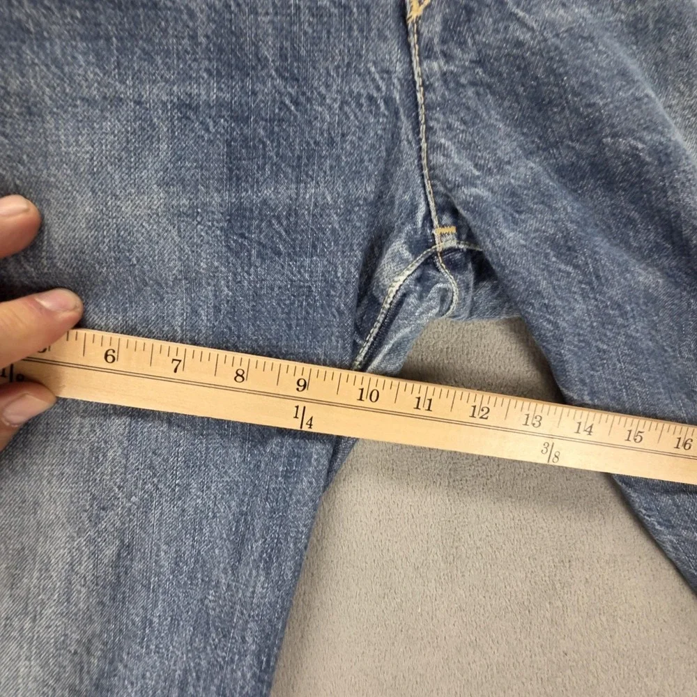 Vintage Levis Engineered Jeans Mens 30x32 Blue Twisted Button Fly Medium Wash